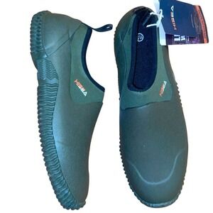 HISEA Green Slip-On Loafers with Rubber Textured Sole Outdoor Mens 11.5